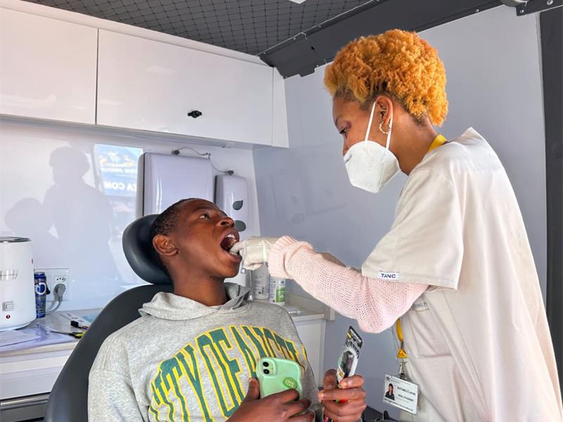 Residents of Badirele accessed a range of healthcare and government services as MEC Faith Mazibuko led the #Siyabaphilisa Outreach Programme.