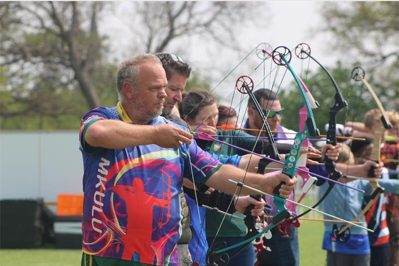 Strong wind conditions added a tough layer of difficulty for participants gathering at Hoërskool Riebeeckrand.