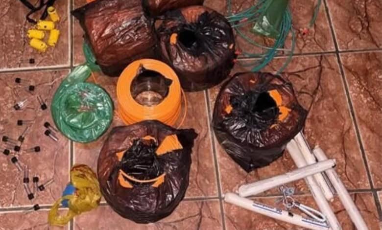 Police seize detonating cords, blasting cartridges, and liquid mercury during a joint intelligence operation on the West Rand.