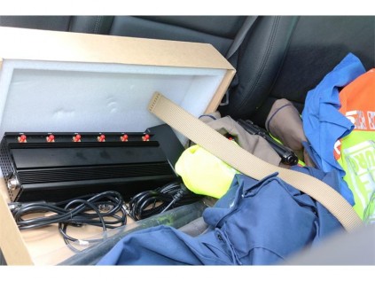 EMPD Intervention Unit members recovered a stolen 9mm pistol as well as A fake metro police uniform on Friday. (PHOTOGRAPH: EMPD)