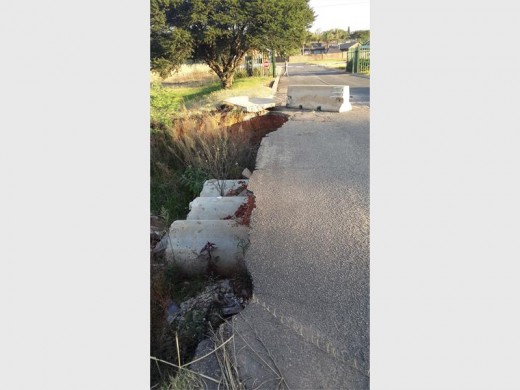 THE damage to this bridge is becoming worse as the rain has continued to contribute to its deterioration.