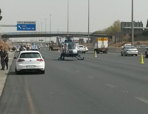 The scene on the N12. Photograph: ER24