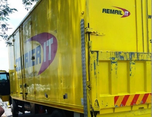 THE truck which was recovered in Spartan. Photograph: EMPD