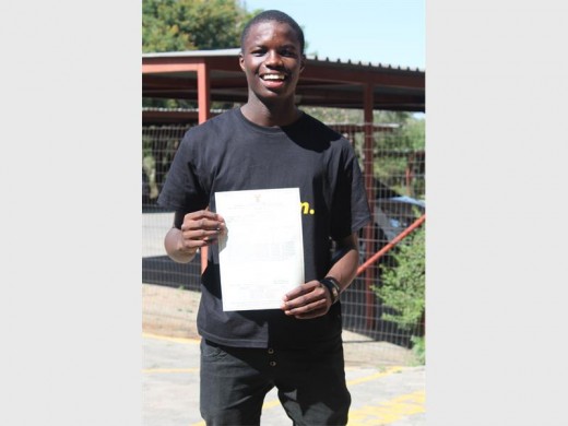 NORKEM Park High School pupil Mfanafuthi Methula.