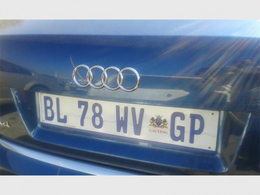 A mother's vehicle was recovered with this damaged tyre. (Photograph supplied)