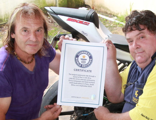 DAREDEVILS Enrico Schoeman (left) and André de Kock.