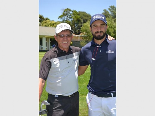 GAVAN Levenson and Glendower golfer, Francesco Laporta.