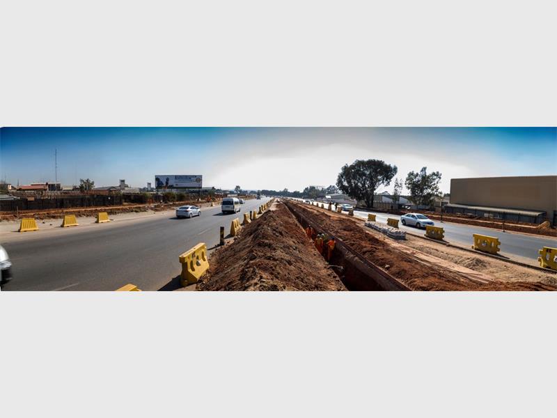 CONSTRUCTION work on the major road from Kempton Park to Tembisa.