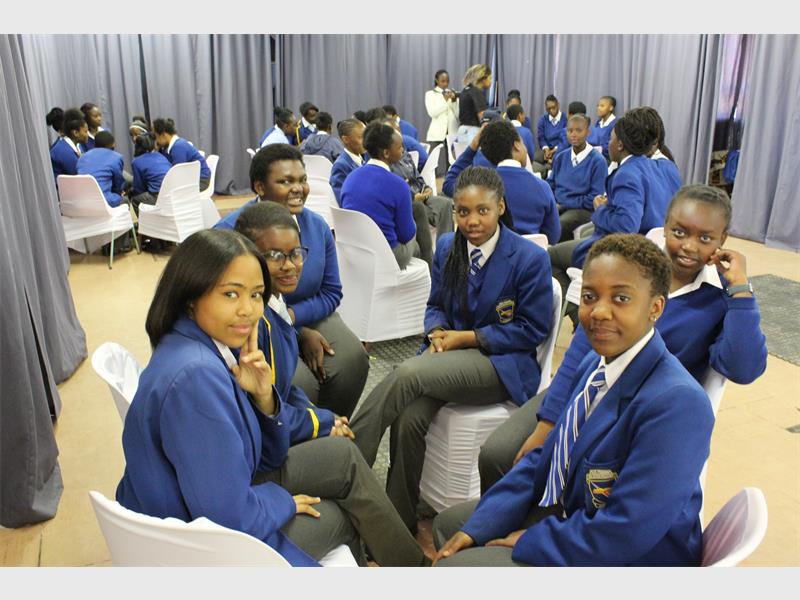 Sir Pierre Van Ryneveld girls taught how to 'Take Care' Kempton Express