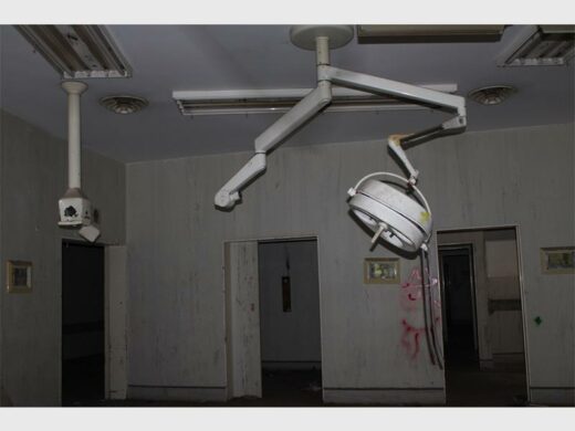 Old operating theatre at the Kempton Park Hospital. Photo: Kamogelo Magolo.