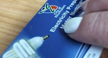 Ekurhuleni prepaid electricity card.