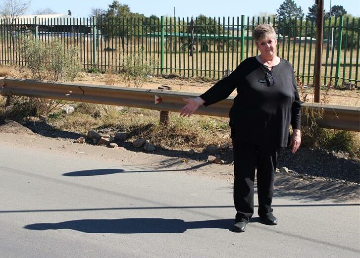 Businesses had initially purchased materials to fill the potholes, but the temporary repair quickly deteriorated under heavy traffic.