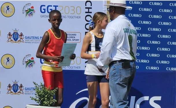 Young athlete Tumisang Seroka impressed at the Gauteng Cross-Country Championships with a top-five finish, earning a spot at the national championships in October.