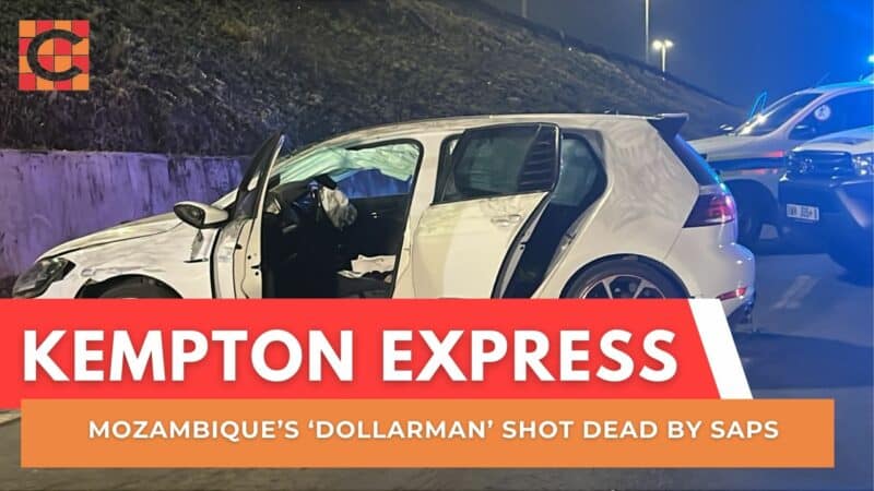 SAPS spokesperson Brigadier Athlenda Mathe confirmed at the scene that the suspect had been actively sought by police and was linked to a spate of kidnappings for ransom in both Mozambique and South Africa.