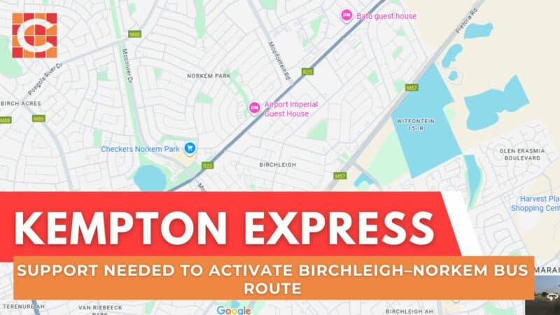 Currently, residents working in Johannesburg CBD do not have this travel option.