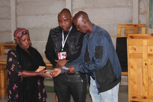 Family, neighbours, community leaders, and faith-based organisations came together for a short but emotional memorial service filled with messages of remembrance, unity, and support. Photo Floyd Mathebula.