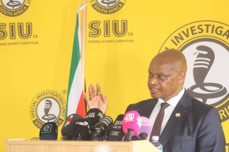 SIU head Advocate Andy Mothibi.