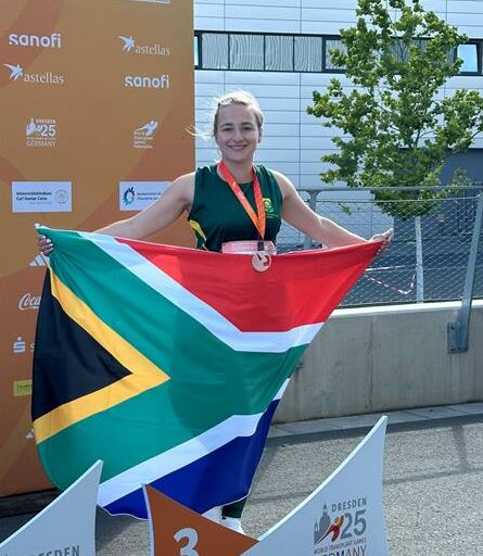 Barnard competed in four events: javelin, discus, ball throw, and shot put. She achieved three medals, gold and two bronze medals.