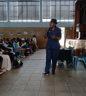 Norkem Park SAPS communications officer Sergeant Portia Mkhondo shared information about careers in policing, safety, and community service.