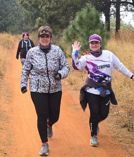 The Kempton Park Road Runners welcomed 65 participants to their popular Stofpad trail run at Erora off-road track, featuring 6km and 12km routes, spot prizes, and post-run festivities.