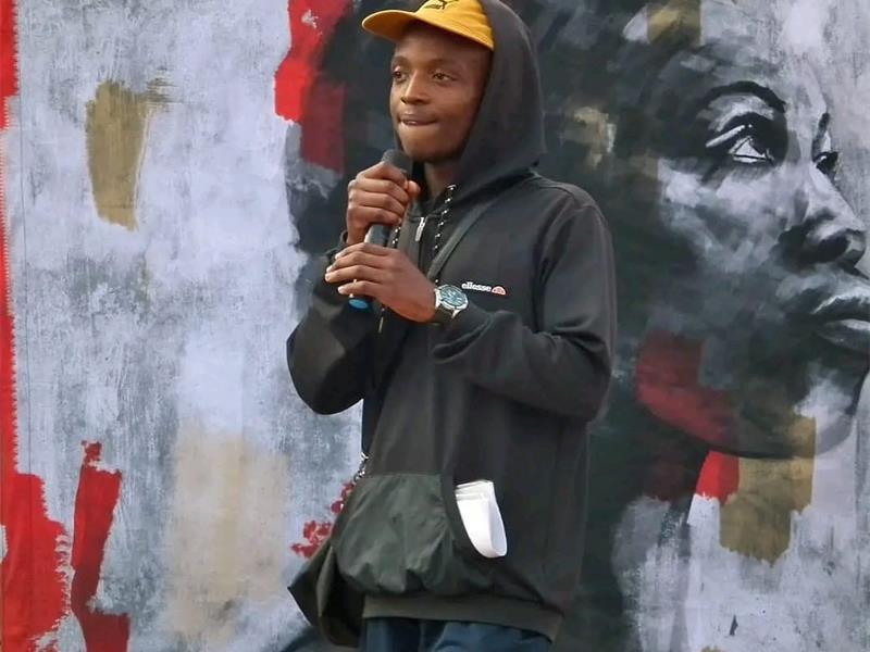 I am an LLB law student, a poet, and a proud Thembisan. I was born and raised here and have lived in Thembisa for 29 years.