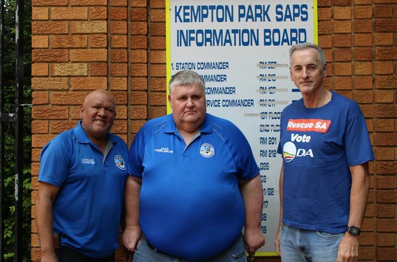 The DA warns that under-resourced policing in Kempton Park is affecting visibility and response times, with detectives stretched beyond capacity.