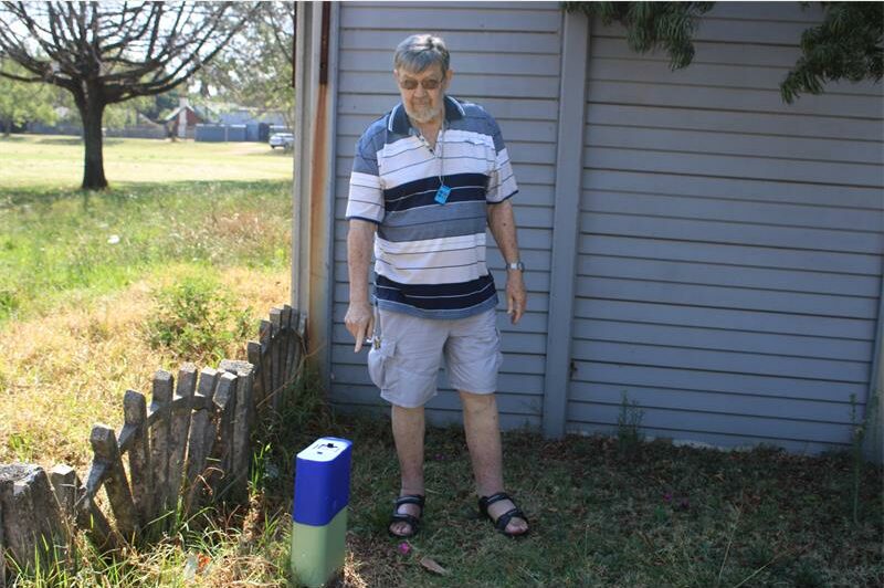 A Van Riebeeck Park pensioner is demanding justice after a damaged water line outside his property left him facing massive bills he says are not his fault.