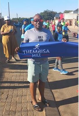 Behind the excitement of the Thembisa Mile is route coordinator James Maponyane, whose calm leadership and sharp eye ensure every runner crosses the finish line safely.