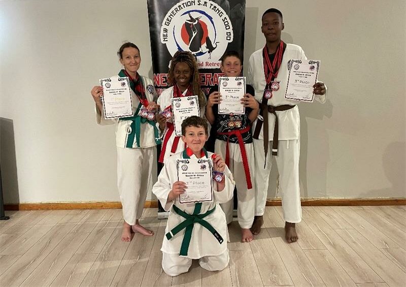 Students from New Generation SA Tang Soo Do in Kempton Park returned from the Region 14 Championship with nine medals.