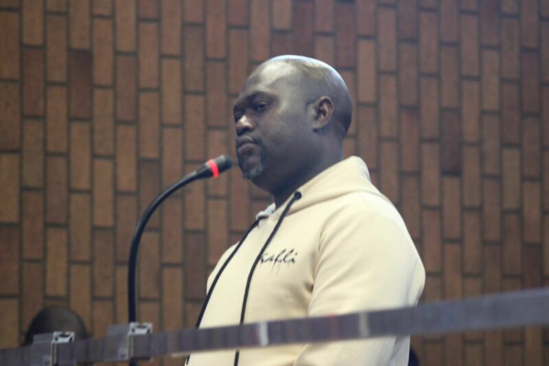 Thabani Goodwill Ntshalintshali, the accused in Mpho Mafole's murder, appeared briefly before the magistrate in Kempton Park Magistrate’s Court, Regional Court Two, on October 2.