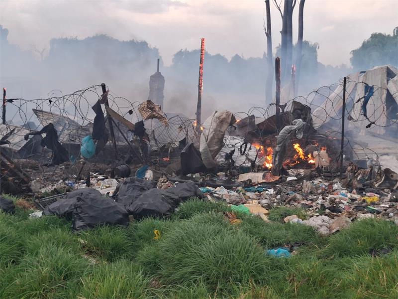 Ward 25 councillor Marinda Beukes is calling for donations to help families affected by a fire at the EP Malan informal settlement in Pomona.