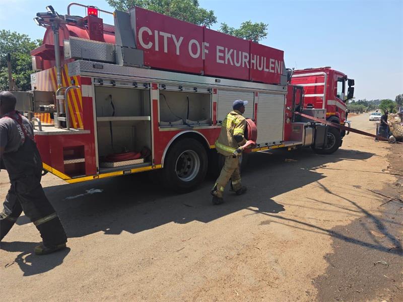 According to the information, Kempton Park's two fire stations should have a total of 112 firefighters. However, only 33 firefighters are currently on duty.