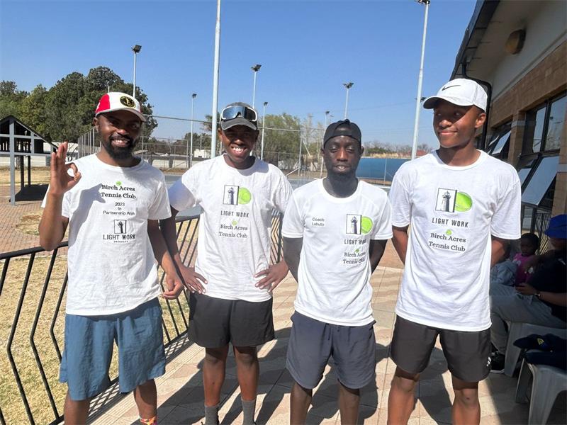 “We aim to raise R20 000 to help cover the home’s municipal rates and to support children who qualified for the Light Work Birch Acres Tennis Club training programme.