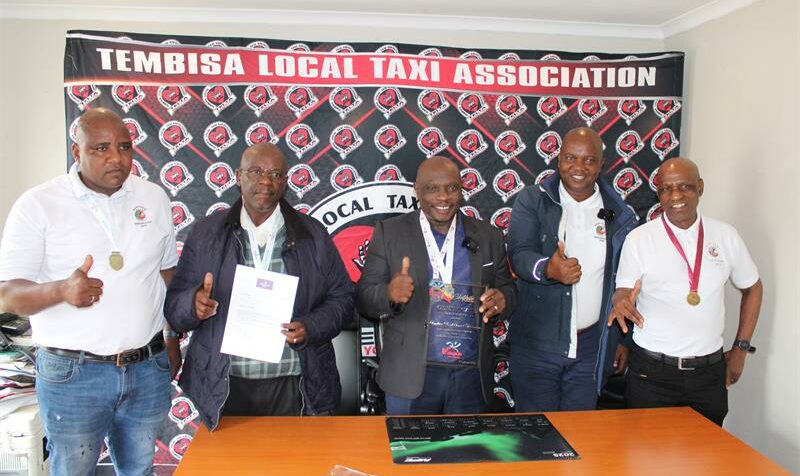 Chairman of TELTA Zweli Mnisi and his team recognized for his roles in community engagements.