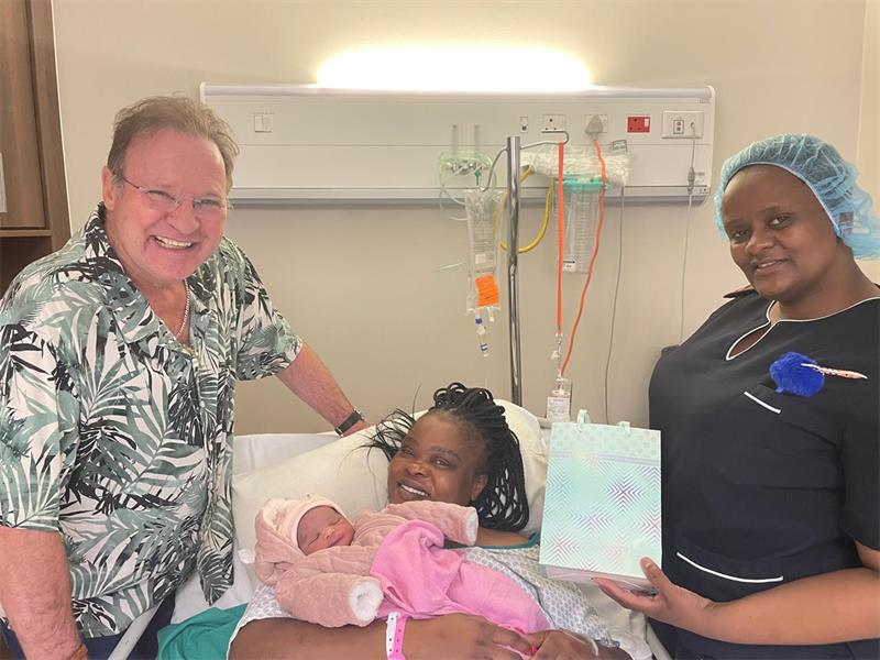 Arwyp Medical Centre marked the start of the new year by welcoming three newborns on New Year’s Day, including baby girl Onalerona Anna Konaco Motshweneng, who was born just before 10am.