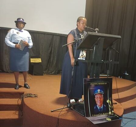 Community members, SAPS officials and faith leaders gathered in Entsonelanga to remember retired Colonel Nthipe Boloka, praised for his hands-on policing, leadership and dedication to fighting crime in Thembisa.