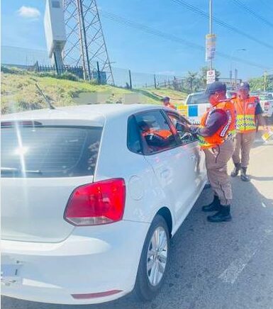 The EMPD Social Crime Prevention Unit educated motorists and pedestrians at a busy Thembisa intersection, promoting responsible road behaviour to reduce traffic accidents and fatalities.