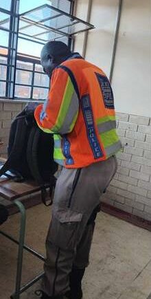 A joint operation by the EMPD Social Crime Prevention Unit, SAPS, Gauteng Crime Prevention Wardens and the CPF at Thuto Ke Matla and Boitumelong secondary schools in Thembisa confiscated drugs, vapes, cigarettes and dangerous items as part of ongoing efforts to keep schools safe.