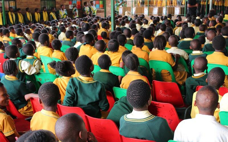 Learners at Inxiweni Primary School received full school uniforms through a partnership initiative aimed at supporting disadvantaged communities.