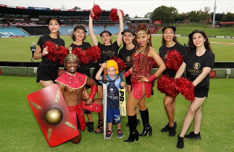 As the official accommodation and entertainment partner of the Momentum Multiply Titans, Emperors Palace added excitement to the One Day Cup match against Goldrush Boland at SuperSport Park, entertaining fans despite rainy conditions.