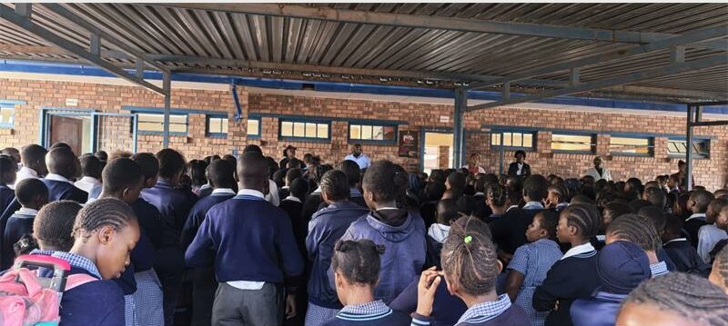 A school outreach by Thembisa South SAPS aimed to equip Nyiko Primary learners with practical safety skills and awareness.