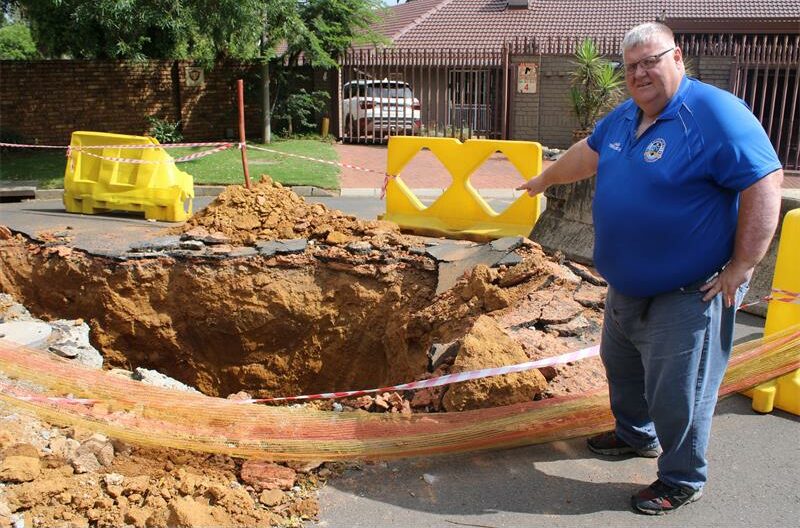 Community members warn the Glenrollo Road hazard poses a risk to motorists, pedestrians and children.