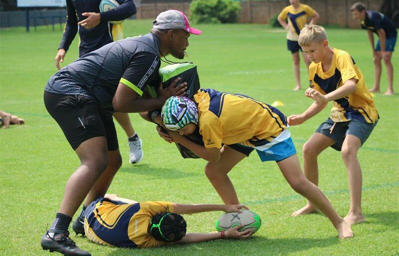 Laerskool Kruinsig prioritises player safety at rugby clinic