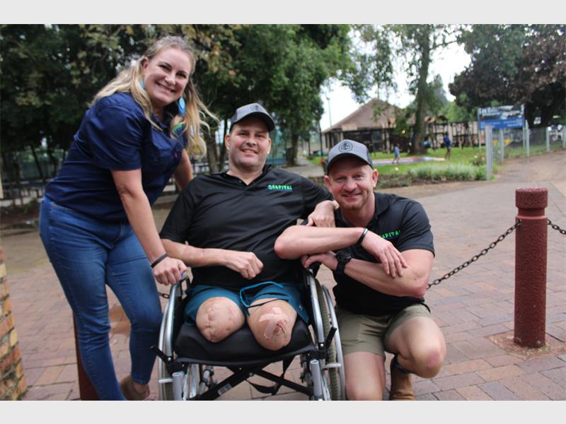 Despite multiple interventions, his condition deteriorated, and in June the following year, one of his legs was amputated.