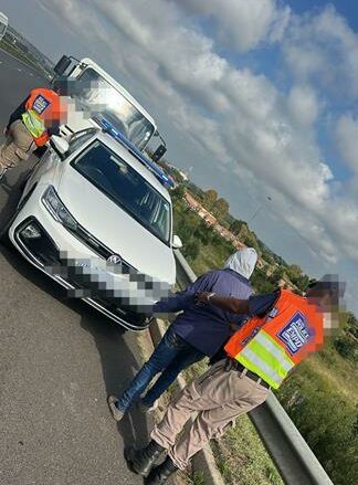 A total of 32 pedestrians were arrested and later released with warnings from the Kempton Park and Benoni Police Stations.