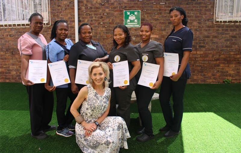 Community member assist Casa Caritas staff to renew their first aid, firefighting and health and safety certificates.