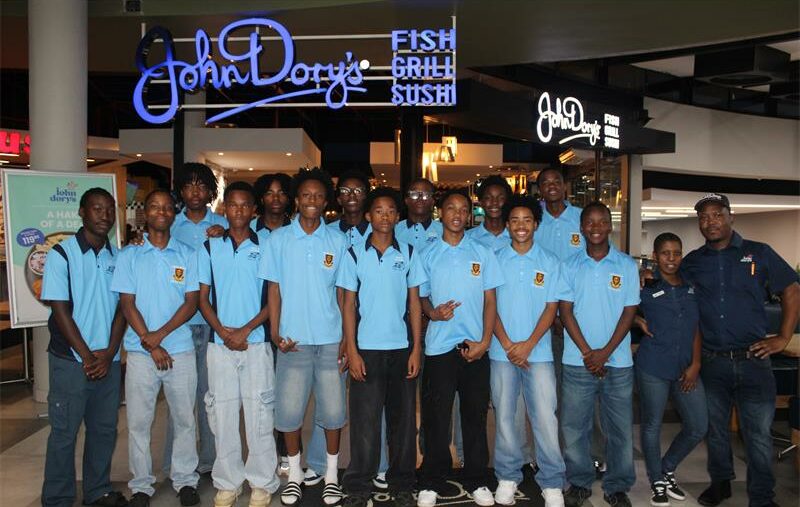 Hoërskool Birchleigh players traded the field for the restaurant floor, boosting their fundraising efforts while learning valuable workplace skills.