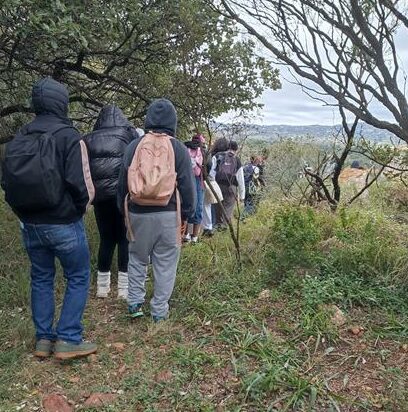 Pretoria’s Lyttelton High Grade 12 geography learners visited Melville Koppies.