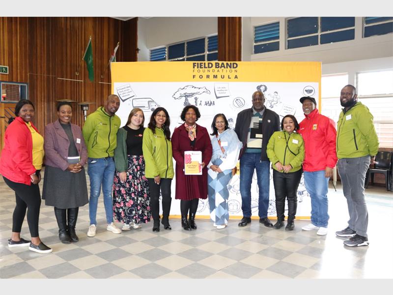 Con Amore Field Band welcomed Gauteng Department of Education (GPEDU) for a visit aimed at learning more about the Field Band Foundation programme.