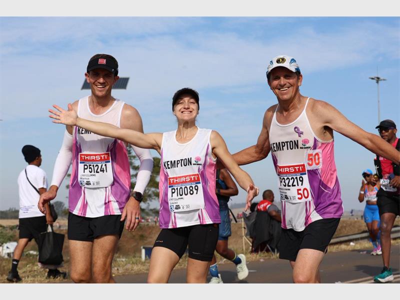 Members of Kempton Road Runners delivered determined performances at the 2026 Comrades Marathon, with several runners completing the iconic ultra-marathon for the first time and others achieving impressive finishing times.